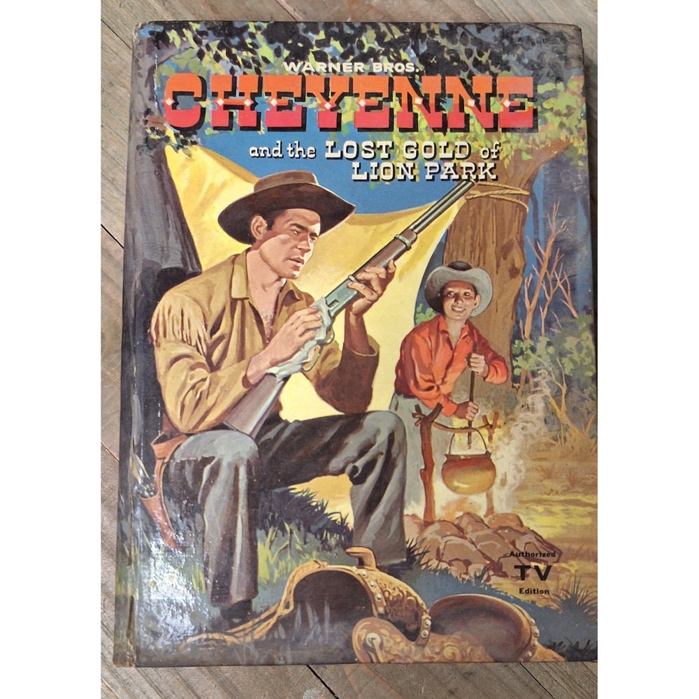 1958 Cheyenne and the Lost Gold of Lion Park Whitman TV Edition Steve Frazee
